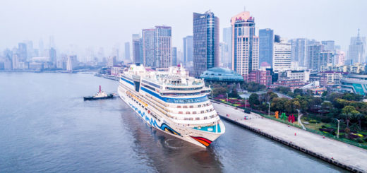 AIDAbella in Shanghai. Foto: AIDA Cruises