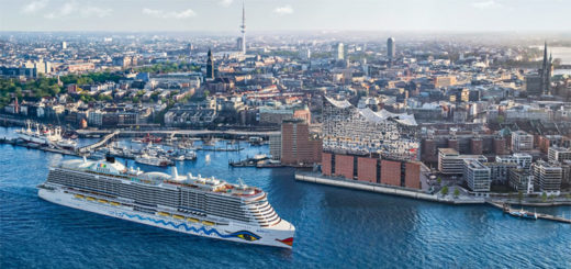 AIDAnova in Hamburg. Foto: AIDA Cruises