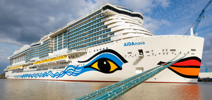 AIDAnova in Papenburg. Foto: Meyer Werft