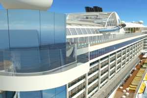 Skywalk von AIDAprima. Foto: AIDA Cruises