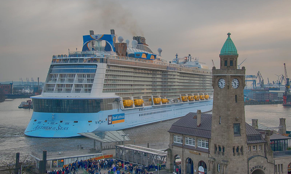 Anthem of the Seas in Hamburg. Foto: Michael Unzen