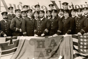 Officiercorps der Augusta Victoria, 1891. Foto: Hapag-Lloyd AG