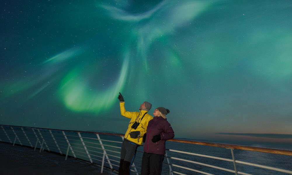 Nordlichter mit Hurtigruten