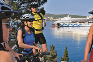 Bike-Tour auf einer Kanaren-Kreuzfahrt mit AIDA. Foto: AIDA Cruises
