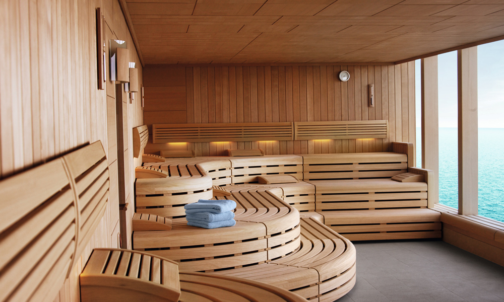 Finnische Sauna an Bord von Mein Schiff. Foto: TUI Cruises