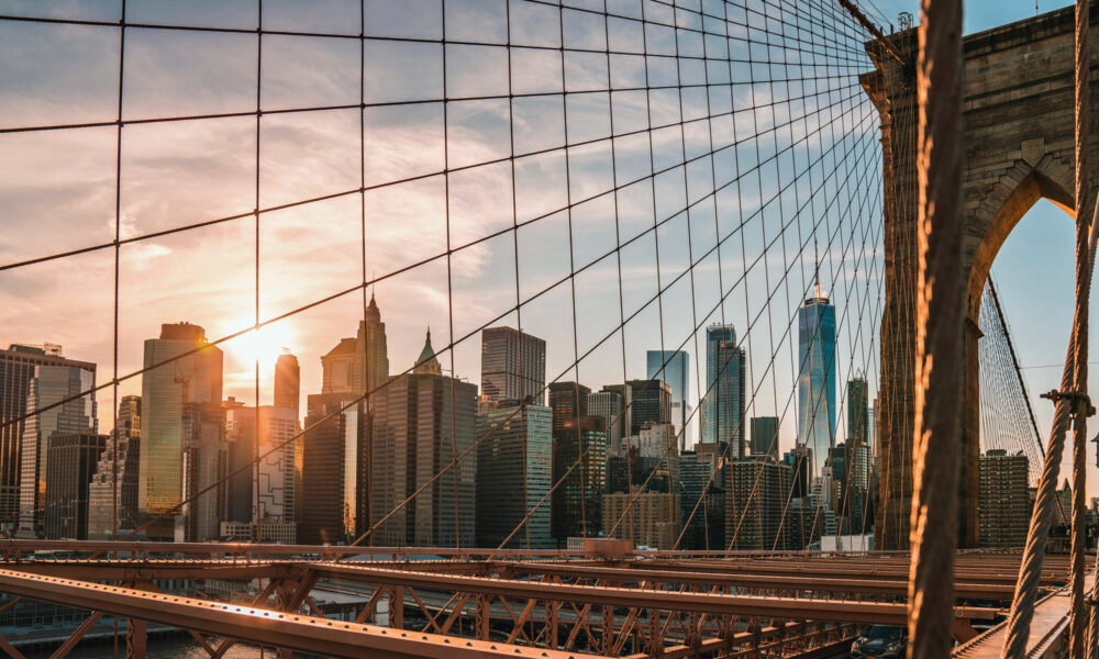 Brooklyn Bridge in New York, USA