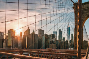 Brooklyn Bridge in New York, USA