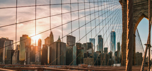 Brooklyn Bridge in New York, USA