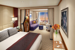 Veranda Suite auf der Seabourn Encore. Foto: Seabourn Cruise Line